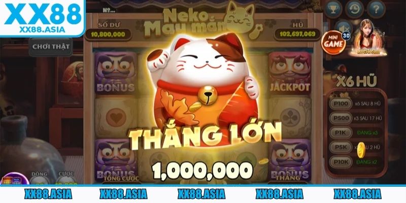 Rất nhiều người lựa chọn game Neko may mắn để tham gia